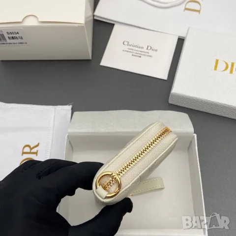 Christian Dior Caro Zipped Coin Wallet, снимка 4 - Портфейли, портмонета - 55417627