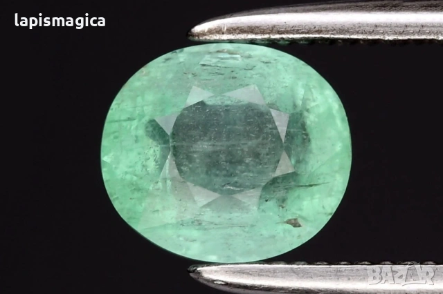 Натурален Смарагд от Нигерия 0.76ct 6x5.2mm Овал
