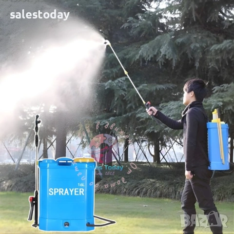 Пръскачка с батерия, 220V, 16л