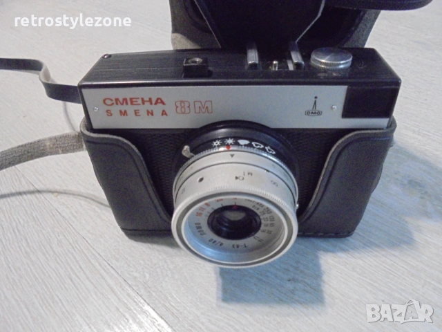 № 8546 Винтидж фотоапарат Смена 8М (SMENA 8M) – класика от СССР  