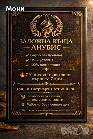 Заложна Къща АНУБИС, снимка 4 - Кредити - 55228519