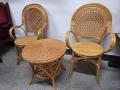 Градински ратанови столове и маса , снимка 2