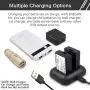 Комплект 2 батерии ENEGON LP-E10 1680mAh + двойно USB зарядно за Canon EOS и Rebel, снимка 3