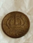 Сребърна монета 10 йоре 1950г. Швеция Крал Густав IV Адолф 51062, снимка 3