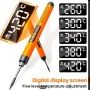 Безжичен поялник Solderig iron LED ДИСПЛЕЙ+LED ОСВЕТЛЕНИЕ+3 бр.различни сменяеми накрайника-нов-, снимка 6