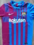 Nike FC Barcelona Stadium 2021/22 Home Junior- детска тениска р-р 137см - 147см, снимка 2