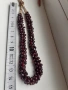 Стар гердан колие огърлица винтич дамско бижу естест.гранати, снимка 5