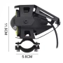 LED прожектор за мотоциклет U7 Angel Eyes 15W 3000lm 12-85V – Универсален фар за мотор, ATV 10116, снимка 3