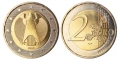 🇩🇪 Германия 2 Евро 2017 • Фабричен дефект • Изместен център • Error Coin, снимка 3
