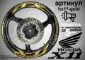 Honda X11 кантове и надписи за джанти, снимка 4