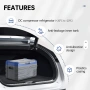 Хладилна кутия с компресор 12V/24V 100/220V 40 литра, снимка 2