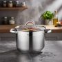 Тенджера Bohmann BH 1622, 22x18см.\7л., неръждаема стомана, снимка 3