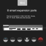 USB-C хъб 8 в 1, HDMI 4K 30Hz, RJ45 100Mbps, PD 87W, USB 3.0 за MacBook, Dell, Lenovo 10305, снимка 7