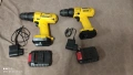 Винтоверт DeWalt с преход и преправени батерии, снимка 1