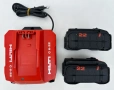Hilti AG 6D-22 - Безчетков ъглошлайф с SensTech 2x22V 5.10Ah Nuron перфектен! , снимка 9