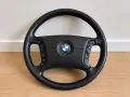 Оригинален BMW E46 кожен мултифункционален волан + Airbag, снимка 1