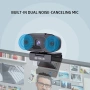 TOALLIN Автофокус FHD 1080P Уебкамера Вграден двоен микрофон за шумопотискане Компютърна камера, снимка 4