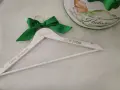 Комплект за кръщене Кутия за пари и закачалка с име по поръчка, снимка 2
