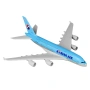 Еърбъс 380 самолет модел макет Korean Air метален A320 Южна Корея Азиатски пътнически класни превози, снимка 5