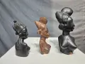 Африкански дървени женски фигури, снимка 2