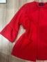 Красиво голямо червено дамско сако с интересен ръкав (размер 3ХЛ), снимка 2
