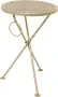 KARE Помощна маса Clack Mosaic Brown 35cm Дизайнерска, снимка 1