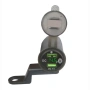 USB зарядно за мотоциклет QC 3.0 36W с LED волтметър – Двоен мото порт, бързо зареждане 10275, снимка 8