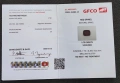 Златен пръстен 14К с Vivid Red Шпинел със сертификат и диаманти VVS, снимка 6