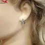 Обеци с платинено покритие 211226, снимка 4