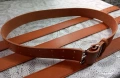 ЕКСТРА ШИРОК (5 см) Мъжки колан – Цвят Керемида – ЕСТЕСТВЕНА КОЖА, снимка 3