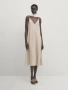 Рокля Massimo Dutti 100 % лен, снимка 1