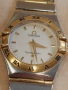 Дамски часовник Омега( Omega Constellation) злато 18к и стомана,механизъм кварц, снимка 2