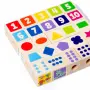 Игра за нанизване и подреждане на дървени кубчета, снимка 4