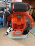 гръбна бензинова духалка за листа/въздуходувка – модел Husqvarna 580BTS Professional, снимка 4