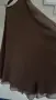 Луксозна двойна копринена пола от 100% естествена коприна - Dark Chocolate, снимка 10