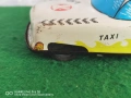 Стара Унгарска Ламаринена Играчка Такси Фрикционно Задвижване, снимка 10