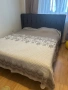 Тапицирана спалня с двулицев матрак и гардероб, снимка 1