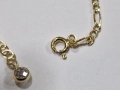Детска златна гривна 14К 585 / 1,25 гр., снимка 5