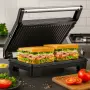 Тостер грил Royalty Line RL-PM1000 - Компактен грил и сандвич преса 2 в 1, снимка 1