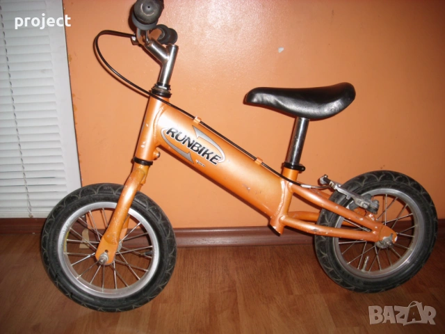 RUNBIKE 12 ″ USA АЛУМИНИЕВ Детски велосипед,колело с помощни колела.Промо!, снимка 2 - Детски велосипеди, триколки и коли - 54805285