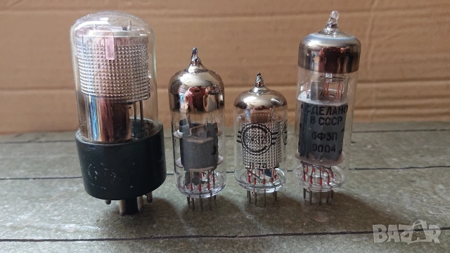Нови радиолампи 6С5С , 6К13П . Използвани радиолампи 6Ж32П, 6Ф3П. 