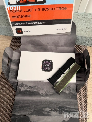 28€/м Apple Watch Ultra 3 2025 * Black Tit 49*mm  ултра 3, снимка 4 - Смарт гривни - 53984774