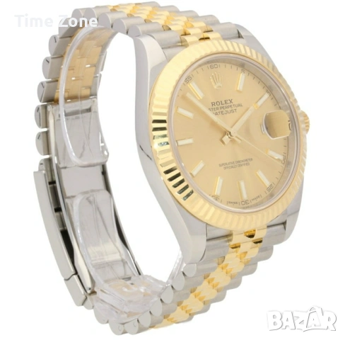 Rolex Datejust 41mm Two Tone Yellow Gold Champagne Dial Automatic Различни Варианти, снимка 5 - Мъжки - 54050735