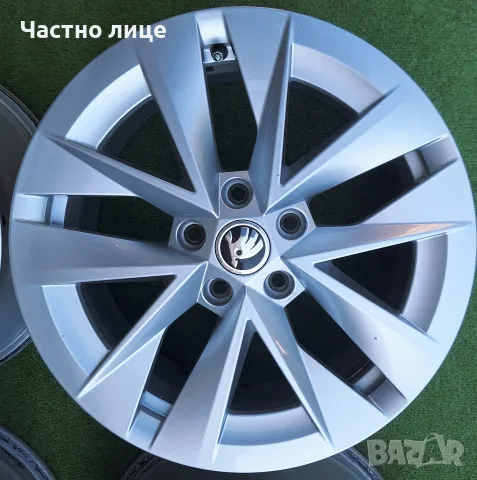 Продавам 4бр оригинални 17-ки джанти за Шкода Октавия, Йети, Карок , снимка 4 - Гуми и джанти - 55619273