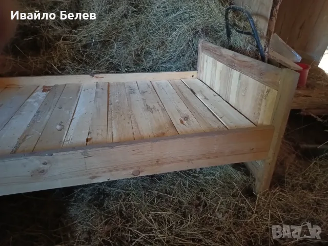Дървено легло 200 см х 85 см, снимка 4 - Спални и легла - 55610514