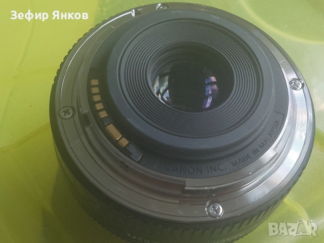 Обектив Canon EF-S 24mm/F 2,8 STM -ф52, снимка 7 - Обективи и филтри - 55061581