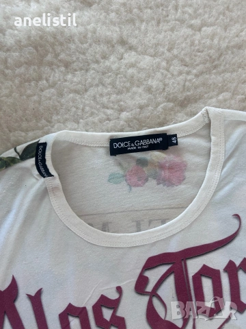 Луксозна блуза Dolce & Gabbana – Made in Italy | Размер 48, снимка 3 - Блузи - 55240837