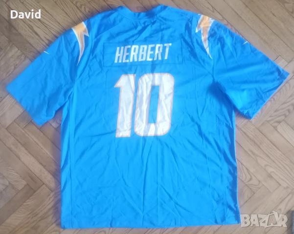 Оригинална NFL фланелка LA Chargers x Justin Herbert, снимка 2 - Други спортове - 54678294