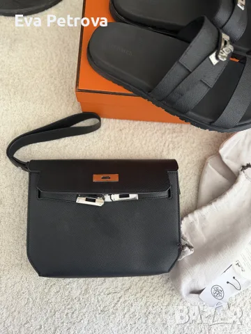 Мъжки клъч чанта Hermes , снимка 3 - Чанти - 55326990