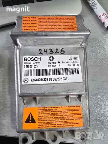 A1648204326 Airbag модул за Mercedes ML R GL CLASS W164 X164 W251 0285001535